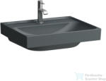 Laufen MEDA 55x46 cm-es falra/bútorra szerelhető mosdó túlfolyó nélkül, matt grafit H8101127581111 (H8101127581111)
