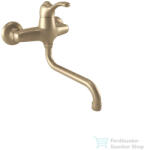 Bugnatese Lem fali mosogató csaptelep, matt bronz 1940BO (1940BO)