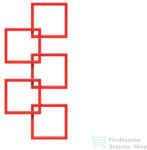 Radeco LOCO 5 MINI 1123x500 design radiátor, WENUS 7 (piros) színben, balos (Radeco_LOCO_5_MINI_B_WENUS7)