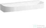 Laufen Sonar 100x42 cm-es csiszolt aljú mosdótál, csaplyuk és túlfolyó nélkül, matt fehér H8163477571121 (H8163477571121)