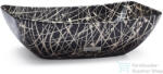 S.V.I.S. Design mosdó 50 cm VIRGO BASIC - PUNK, fekete és pezsgő, félmatt lakk UBX. VIRGO. BC. 050.915. PU. 04.2 (UBX_VIRGO_BC_050_915_PU_04_2)