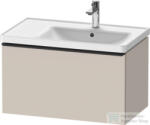 Duravit D-NEO 784x 452 mm-es 1 fiókós függesztett szekrény, Taupe Matt Decor DE425509191 (DE425509191)