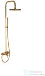 Bugnatese KOBUK zuhanyrendszer 20, 4 cm-es fejzuhannyal, zuhanyszettel, arany 2236CDO (2236CDO)