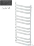 Radeco BILLY 3 1265x530 törölközőszárítós radiátor, MERKURY 6 (metál fekete) színben (Radeco_BILLY_3_MERKURY6)