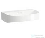 Laufen Sonar 60x42 cm-es csiszolt aljú mosdó csaplyuk nélkül, LCC bevonattal, fehér H8163424001091 (H8163424001091)