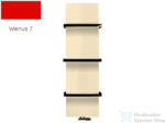 Radeco WALL NEW 1790x470 design radiátor törölközőtartó nélkül, WENUS 7 (piros) színben (Radeco_WALL_NEW_WENUS7)