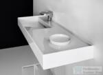 Laufen Kartell By Laufen 120x46 cm-es mosdó jobb oldali polccal, 1 csaplyukkal, LCC Active bevonattal H813332A001111 (H813332A001111)