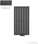 Radeco CALLE 4 1200x620 design radiátor akasztókkal, MERKURY 6 (metál fekete) színben (Radeco_CALLE_4_MERKURY6)