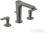 Hansgrohe AXOR CITTERIO C 3 üléses mosdó csaptelep automata leeresztővel, polírozott fekete króm 49060330 (49060330)