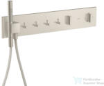 Hansgrohe AXOR SHOWERCOMPOSITION 4 utas termosztátos falsík alatti kád /zuhany csaptelep, rozsdamentes acél hatású 12573800 (12573800)