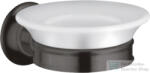 Hansgrohe AXOR MONTREUX fali szappantartó, szálcsiszolt fekete króm 42033340 (42033340)
