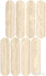 Marazzi Mystone Travertino Classico Lux Mosaico Ovale 20x36, 5 cm-es fali csempe M9PH (M9PH)