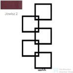 Radeco LOCO 5 MINI 1123x500 design radiátor, JOWISZ 2 (metál bordó) színben, balos (Radeco_LOCO_5_MINI_B_JOWISZ_2)