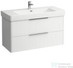 Laufen Base 101x44 cm-es 2 fiókos alsószekrény H813966 mosdóhoz, matt fehér H4024521102601 (H4024521102601)
