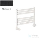 Radeco PINO K AK1-500/EP 415x530 törölközőszárítós radiátor, MERKURY 7 (matt fekete) színben (Radeco_PINO_K_AK1_500_EP_MERKURY7)