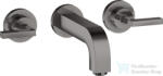 Hansgrohe AXOR Citterio falsík alatti mosdó csaptelep 16, 2 cm-es kifolyóval, polírozott fekete króm 39315330 (39315330)