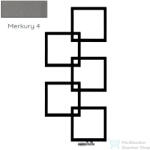 Radeco LOCO 5 MINI 1123x500 design radiátor, MERKURY 4 (metál szürke) színben, balos (Radeco_LOCO_5_MINI_B_MERKURY4)