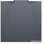 Laufen NIA zuhanytálca 80x80 cm, Marbond kompozit anyagból, lefolyó a falon belül, Antracit H2100300780001 (H2100300780001)