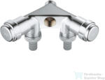 Grohe EGGEMANN WAS® tömlővéges duplaszelep 1/2", króm 41020000 (41020000)
