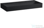 Laufen Kartell By Laufen 100x46 cm-es csiszolt aljú mosdó 2 csaplyukkal, matt fekete H8163377161071 (H8163377161071)