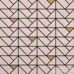 Marazzi Eclettica Bronze Mosaico Rose 40x40 fali csempe M3J2 (M3J2)