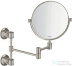 Hansgrohe AXOR MONTREUX fali kozmetikai tükör, rozsdamentes acél hatású 42090800 (42090800)