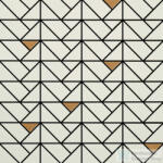Marazzi Eclettica Bronze Mosaico Cream 40x40 fali csempe M3J8 (M3J8)
