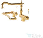 Bugnatese OXFORD lehajtható mosogató csaptelep, arany 6396DO (6396DO)