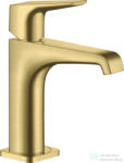 Hansgrohe AXOR CITTERIO E mosdó csaptelep nem zárható leeresztővel, szálcsiszolt sárgaréz hatású 36111950 (36111950)