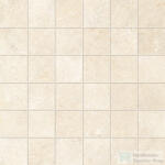 Marazzi Mystone Limestone Ivory Mosaico 5x5 30x30 cm-es padlólap M8HN (M8HN)