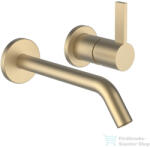 Laufen Kartell falsík alatti mosdócsaptelep 175mm-es kifolyóval, leeresztő nélkül, PVD matt halvány arany H3113360831201 (H3113360831201)