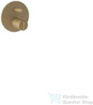 Bugnatese KOBUK termosztátos falsík alatti kád/zuhany csaptelep, matt bronz 2278BO (2278BO)