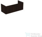 Ideal Standard I. Life B 120x50, 5 cm-es 1 fiókos fali szekrény mosdó és fogantyú nélkül, Coffee oak T5515NW (T5515NW)