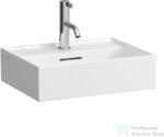 Laufen Kartell 45x34 cm-es csiszolt aljú mosdó, matt fehér H8183307571041 (H8183307571041)