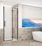 SAPHO GELCO TRINITY BLACK zuhanyajtó, 1200mm, transzparent üveg, jobbos (GT1212CR-B) (GT1212CR-B)