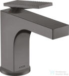 Hansgrohe AXOR CITTERIO 90 mosdó csaptelep automata leeresztővel, rombuszmetszéses fogantyúval, szálcsiszolt fekete króm 39001340 (39001340)