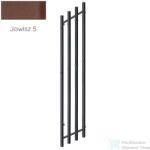 Radeco FUEGO KOLOR 1650x290 jobbos design radiátor, JOWISZ 5 (matt barna) színben (Radeco_FUEGO_R_JOWISZ5)