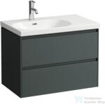 Laufen Lani 73, 5 cm-es 2 fiókos alsószekrény H817086 mosdóhoz, Traffic Grey H4035921122661 (H4035921122661)