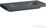 Laufen MEDA 100x46 cm-es falra/bútorra szerelhető, csiszolt aljú mosdó csaplyuk és túlfolyó nélkül, matt grafit H8161197581121 (H8161197581121)