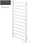 Radeco FADO 3 1225x530 törölközőszárítós radiátor, MERKURY 6 (metál fekete) színben (Radeco_FADO_3_MERKURY6)