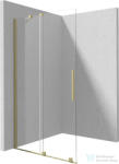 Deante PRIZMA walk-in zuhanyfal csúsztatható, 90 cm, szálcsiszolt arany KTJ_R39R (KTJ_R39R)