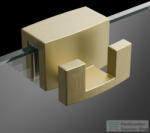 Radaway akasztós törölköző tartó, 6 és 8 mm-es zuhanykabinokhoz, szálcsiszolt arany WR-099 (WR-099)