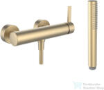 Laufen KARTELL zuhany csaptelep zuhanyszettel, PVD matt halvány arany H3313370831411 (H3313370831411)