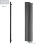 Radeco TORGET PLUS 1 1800x334 design radiátor, SATURN 1 (metál jégszürke) színben (Radeco_TORGET_PLUS_1_SATURN1)