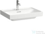 Laufen MEDA 65x46 cm-es falra/bútorra szerelhető csiszolt aljú mosdó LCC bevonattal, fehér H8161144001041 (H8161144001041)