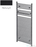 Radeco RETRO A1-400/P/KOLOR 490x445 design radiátor, MERKURY 8 (selyemfényű fekete) színben (Radeco_RETRO_A1_400_P_KOLOR_MERKURY8)