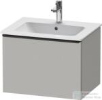 Duravit D-NEO 610x462 mm-es 1 fiókos függesztett szekrény 233663XXX mosdóhoz, Concrete Grey Matt Decor DE426100707 (DE426100707)