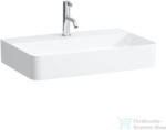 Laufen Val SaphirKeramik 55x40 cm-es pultra ültethető mosdó túlfolyó nélkül, matt fehér H8122847571111 (H8122847571111)