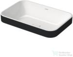 Duravit HAPPY D. 2 PLUS 60x40 cm-es ráültethető csiszolt mosdó, fehér/antracit matt 2359606100 (2359606100)