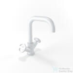 Bugnatese Millenovecinquanta mosdó csaptelep leeresztő nélkül, matt fehér 4534SBI (4534SBI)